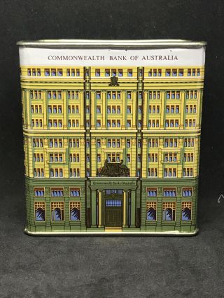 Collectable Vintage Tin Coin Money Box - Commonwealth Bank Of Australia