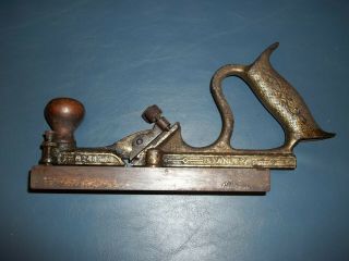 Vintage Stanley No.  48 Tongue And Groove Swing Fence Plane With One Cutter