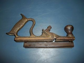 Vintage Stanley No.  48 Tongue And Groove Swing Fence Plane With One Cutter 2