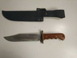 Winchester Bowie Knife 8 3/4 " Blade W/ Sheath