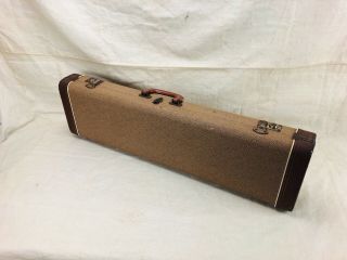 Vintage 1959 - 1963 Fender Champion Lap Steel Guitar Case Brown 1950 