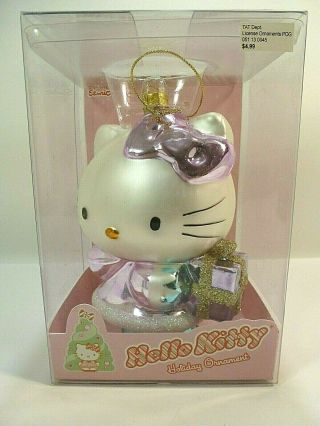 1976,  2004 Sanrio Co.  Hello Kitty Glass Ornament
