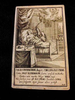 Old Religious Engraving From 1600s