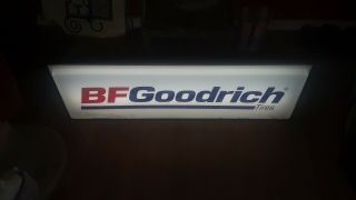 Vintage Bf Goodrich Double Sided Lighted Sign