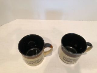 Set of 2 1986 Hardee’s Vintage Rise and Shine Coffee Mugs 2