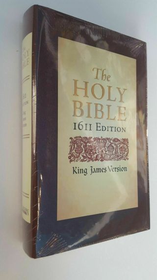 The Holy Bible King James Version,  1611 Edition Hard Cover,  Apocrypha