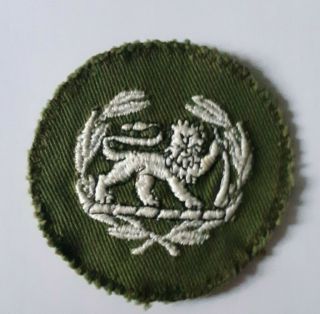 Rhodesian Army Warrant Officer Class Ii Arm Rank Patch
