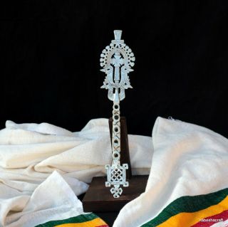 Ethiopian Orthodox Christian Priest Lalibela Hand Cross.  Christian Cross.