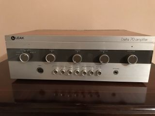 A Vintage Leak Delta 70 Amplifier 5l/10522a From 70’s / 80’s.
