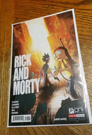 Rick And Morty 16 Oni Comic Last Of Us Variant Cover Rare Adult Swim Sdcc Rare