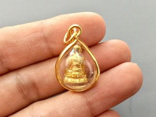 LP Thuad Thai Amulet Monk Pendant Powerful Magic Protect Life Accidents Wealth 2