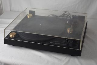 Vintage Yamaha Pf - 50 Turntable W High End Denon Dl - 160 Cartridge