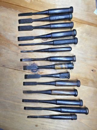 14 Japanese Chisels For Complete Restoration,  942