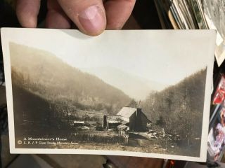 Gatlinburg Tn Mountaineers Rppc Rare Vintage Le Jones Smoky Mountains