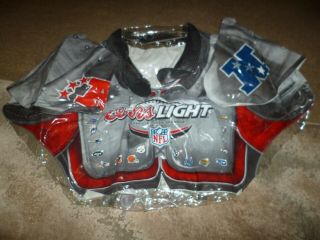 Coors Light Nfl Football Shoulder Pads Beer Inflatable Blow Up 32x21 In.