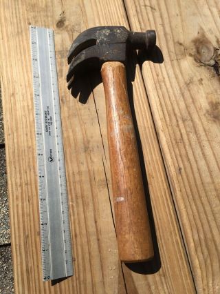 Antique/vintage Voight Patent 1902 Double Claw Hammer - Rare