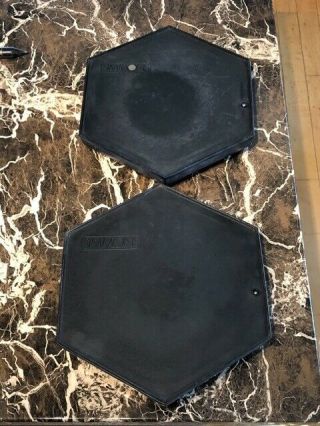 Set of Vintage 1980s Simmons SDS9 Black Electronic Drum Pads 3