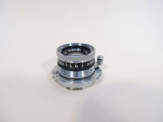Nippon Kogaku W - Nikkor Lens 1:2.  5 f=3.  5cm Tokyo Japan No.  265101 Vintage Case 2