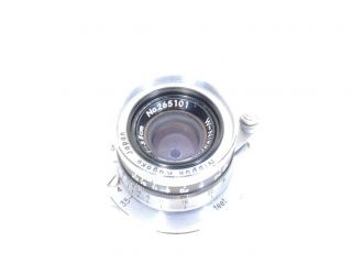 Nippon Kogaku W - Nikkor Lens 1:2.  5 f=3.  5cm Tokyo Japan No.  265101 Vintage Case 3