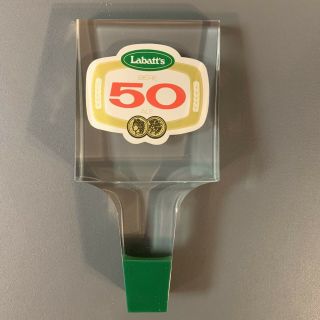 Labatt 50 Ale Acrylic Beer Tap Handle
