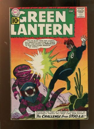 Green Lantern 8 (4.  5) The Challenge From 5700 Ad 1961