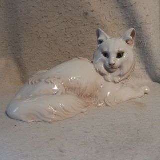 ROSENTHAL Selb Porcelain White Persian CAT Figure 169 KARNER Sculpture RARE 3