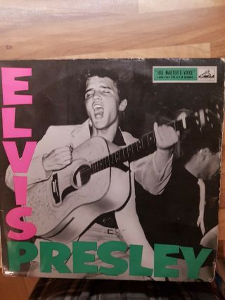 Elvis Presley Rock N Roll Rare 1956 Uk Hmv Vinyl Lp Clp 1093