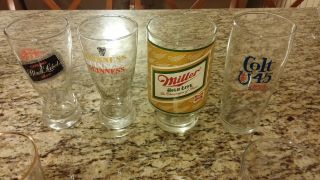 Vintage Guinness Beer Glass 6 " Tall Bar Decor Man Cave Alcohol