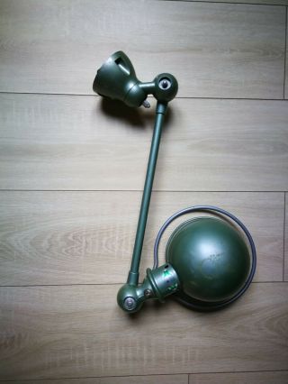 French Vintage 50s One Arm Jielde Industrial Lamp