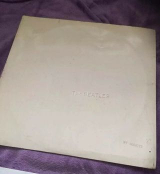 The Beatles Vinyl Dlp White Album,  U.  K.  Mon Album No 0064372.  1968.  Very Good P