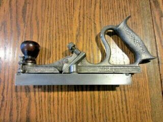 Vintage Stanley No.  48 Tongue & Groove Swing Fence Plane W/ One Cutter,  " S " Cast