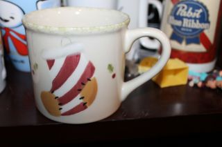 Starbucks Barista Hartstone Pottery Stoneware Coffee Mug Cup Christmas Stocking