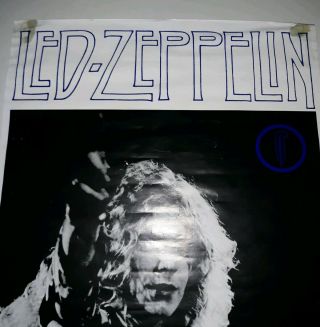 Vintage Rare 1970s LED ZEPPELIN POSTER 27 
