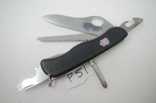 Black Victorinox Trekker 111mm Swiss Army Pocket Knife Multi - Tool Oht