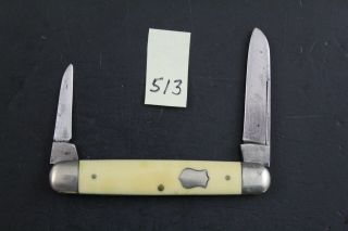 Challenge Cut Co,  Bridgeport,  Conn.  Equal End Vintage Pocket Knife 513