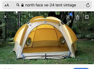 Vintage North Face Ve24 Expedition Tent - 4 Seasons 70’s With Snow Tunnels