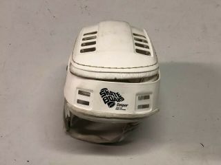 Rare Vtg White Cooper Skb 100 Helmet Made In Canada