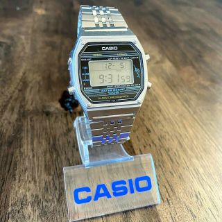 Rare Vintage 1981 Casio W - 350 Marlin Digital Diver Watch Mod.  152 Made In Japan