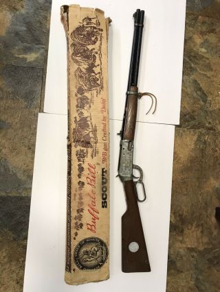 Vintage Daisy Buffalo Bill Scout Bb Gun With Worn Box