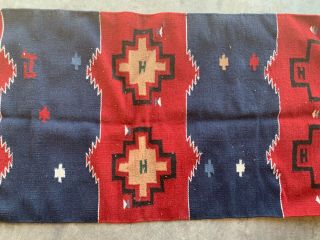 Vintage Wool Woven Red Navajo Rug Wall Hanging Old See All Listings ❤️nr❤