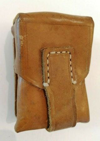 Yugoslavian Military Ammo Pouch For M48 Mauser Strong Thick Cow Leather