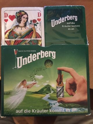 Underberg Bitters Playing Cards (2 Decks)