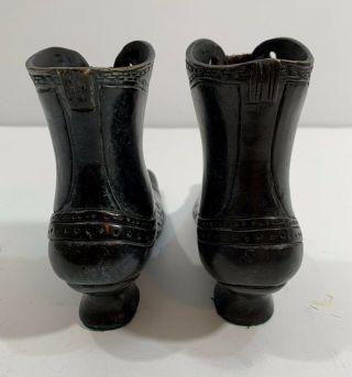 Fine Antique Vienna Bronze Victorian Ladies Shoes Boots 3