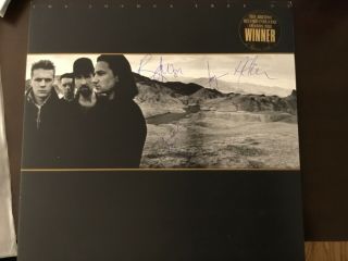 U2 The Joshua Tree Vinyl Autographed