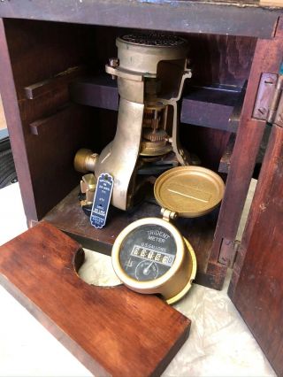 Vintage Neptune Trident Brass Water Meter “salesman’s Display Sample”