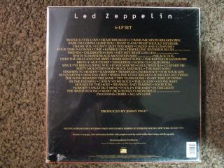 Led Zeppelin 6 - LP Box Set FACTORY Atlantic 82144 - 1 2