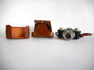 Vintage Kodak 35 35mm Film Camera w/ Anastigmat F/4.  5 51mm & Case 2
