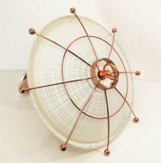 Vtg Mid Century Hanging Light Lamp Fixture Shade Retro Atomic Sputnik Chandelier