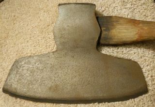 Vintage Antique Wm Beatty Broad Axe Chester Pa Cast Steel Hewing Axe 12 " X 8.  5 "