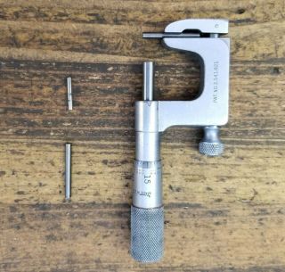 Vintage Starrett Uni Micrometer Precision Measuring Tools • Machinist Gauges Usa